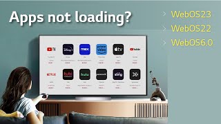 Troubleshooting Apps Not Loading on LG WebOS 22 and WebOS 23 TV