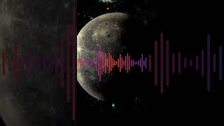 Listen to first sounds coming from the closest planet to Sun(Sound of Solar wind at Mercury) #Shorts