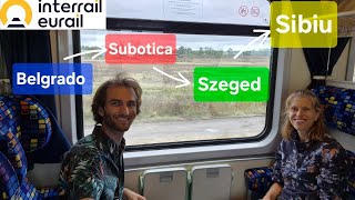 Belgrado🇷🇸➡️Sibiu🇷🇴  per trein🚄 | met tussenstops in Subotica🇷🇸& Szeged🇭🇺 interrail '24 #zomereditie