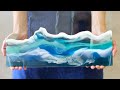 Making Waves,DIY EPOXY RESIN OCEAN WAVES SURFBOARD,HOW TO MAKE EASY OCEAN WAVES USING EPOXY RESIN