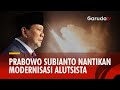 Menteri Pertahanan RI Prabowo Subianto Terus Nantikan Hasil Modernisasi Alutsista