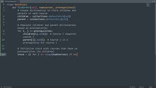 Leetcode 210. Course Schedule II in Python | Python Leetcode | Python Coding Tutorial | Python ASMR