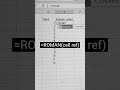 Mastering Excel's Roman Formula: Convert Numbers to Roman Numerals #shorts #exceltricks #msexcel