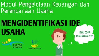 MENGIDENTIFIKASI IDE USAHA - modul PKPU