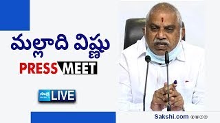 LIVE : YSRCP Malladi Vishnu Press Meet | Tadepalli ‪@SakshiTVLIVE‬