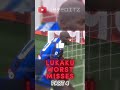 LUKAKU WORST MISSES 😱 | PART 4 #shorts #lukaku #manunited #chelsea #intermilan #football #fail