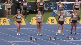 100m Open Women H1 Zoe Hobbs 11.84 +0.0 Australian Athletics Championships 2019