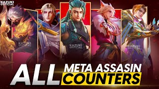 HOW TO COUNTER ALL META ASSASSINS IN MLBB