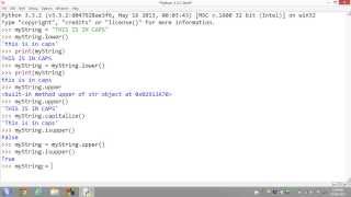 Python Tutorial 6 - String Methods