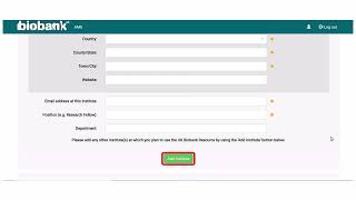 How to Register for UK Biobank Access Management System