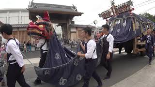 4K 北の谷町の幌獅子　幌獅子總揃　石岡のおまつり2019 初日　C0014