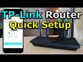 TP-Link Router quick setup step by step |  Archer AX55  AX3000 WIFI6