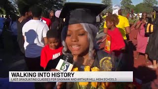 Saginaw High, Arthur Hill celebrate final senior graduates