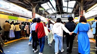 ゴールデンウイークの新宿駅構内を散歩！　GWラッシュ