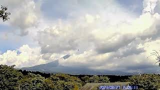 【HD画質】富士山ライブカメラ 2023.8.27-2朝霧高原 より(mt.fuji  live  camera)　＃富士山　＃ライブカメラ　＃朝霧高原