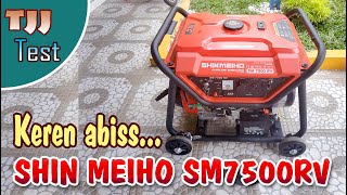 mantab pake banget, TEST GENSET SHIN MEIHO SM7500RV