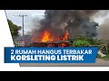 2 Rumah Hangus Terbakar di Karangpawitan Karawang, Diduga Akibat Korsleting Listrik