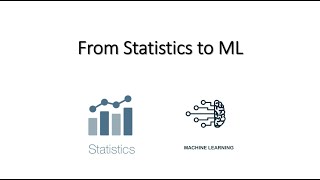 From Statistics to Machine Learning