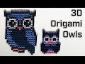 How to Make 3D Origami Owl - DIY - Modular Origami Owl Tutorial