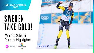 JOY FOR SWEDEN 🇸🇪 | Biathlon Mens 12.5km Pursuit | Winter Olympics 2026
