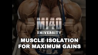 Maximum Muscle Gains with Muscle Isolation Ben Pakulski Training