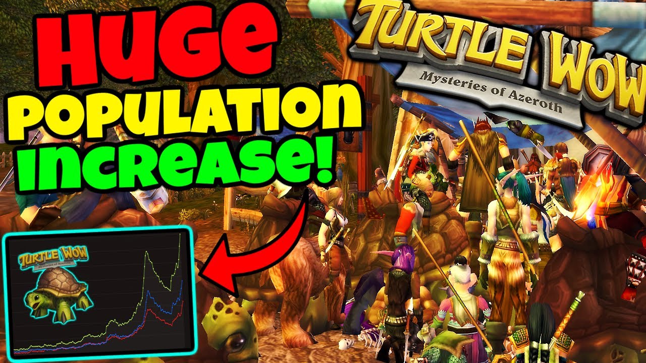 The Population Of Turtle WoW Is INSANE - Turtle WoW Server Population ...