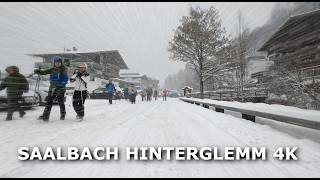 Driving Through a Snowstorm in Austria | POV Snowfall Winter Drive (4K)