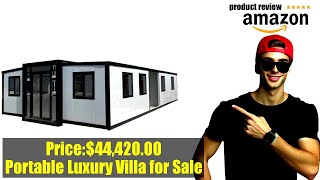 Buy Detachable Prefabricated Luxury Villa Portable Foldable Expandable Container House 40 FT Home