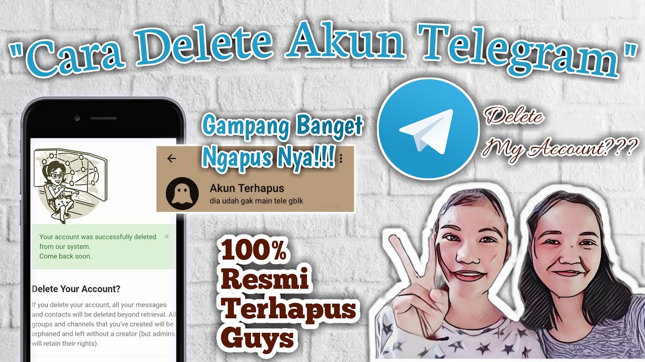 Cara Menghapus Akun Telegram || Resmi Terhapus Guys! - YouTube