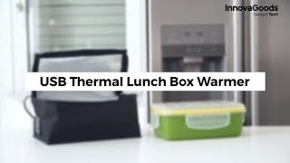 InnovaGoods Gadget Tech USB Thermal Lunch Box Warmer