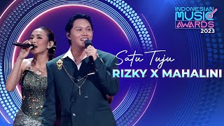 BIKIN BAPER! Rizky Febian X Mahalini - Satu Tuju  | INDONESIAN MUSIC AWARDS 2023