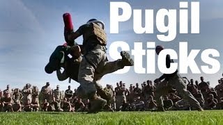 Marines Crush Skulls in Pugil Stick Fight