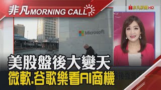 微軟樂看AI盤後飆 Alphabet報喜.Youtube獲利優預期 拜登高調宣布競選連任 葉倫:不提高舉債將致\