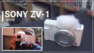 【カメラ】SONYのVLOGCAM ZV-1に新色ホワイトが登場！シネマティックな映像も撮れちゃうぞ！