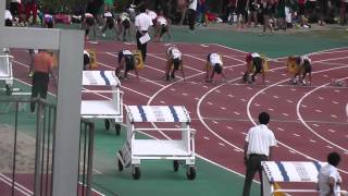 15.9.19 第4回地区記録会　100m 16組 大森