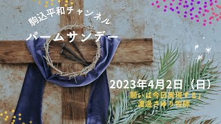 ２０２３年４月２日（日）宣教「願いは今日実現する」渡邊さゆり牧師　棕櫚の主日礼拝メッセージ部分