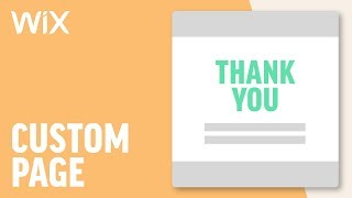 Contact Form Thank You Page | Wix Tutorial