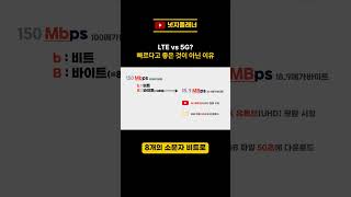 5G 요금제가 필요 없는 이유! (feat. LTE 요금제의 속도)