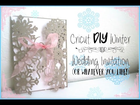 DIY: How to Make A Wedding Invitation using the Cricut DIY: How to Make A Wedding Invitation using the Cricut