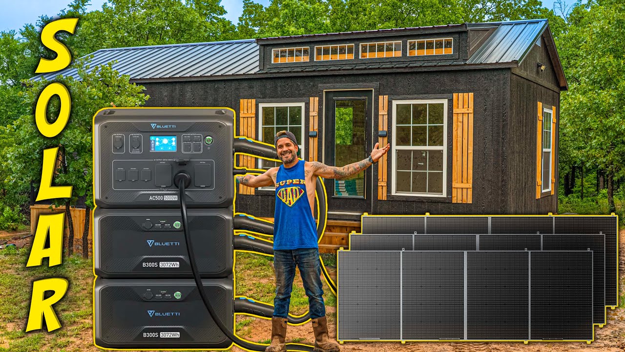 Easiest Full Solar For Tiny House Shed To House Off Grid Power