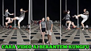 CARA EDIT VIDEO AI BERANTEM KUNGFU || Hailuo ai kungfu