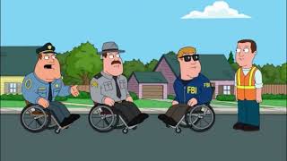 Family Guy - Crossing guard makes fun of Joe