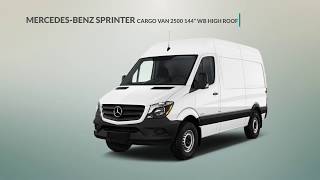 2018 Mercedes Benz Sprinter 2500 144 WB High Roof Cargo Van Review | izmocars