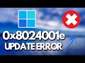 Windows 11 Update Error Code 0x8024001e FIX - NEW 2026