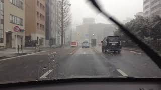 関東大雪 文京区から豊島区まで走行