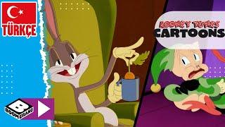 SEVİMLİ KAHRAMANLAR HİKAYELER | Bugs Bunny ile En İyi Kış Anları | Boomerang TV