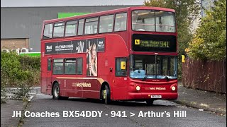 JH Coaches 4608 Dennis Trident (ZF/€3) BX54DDY - Floored!