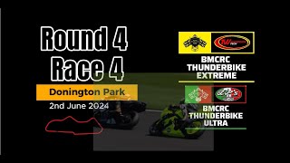 Bemsee Donington Park Race 12 Sunday BMCRC Thunderbike Ultra \u0026 Extreme 2nd June 2024