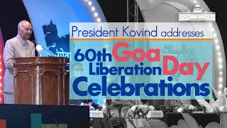 President Kovind addresses the 60th Goa Liberation Day celebrations at Panaji