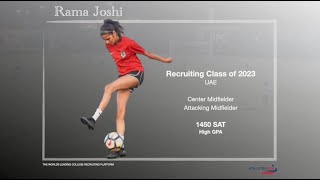 Women's Soccer | 1450 SAT CM/AM | Rama Joshi, UAE/USA | Recruit 2023